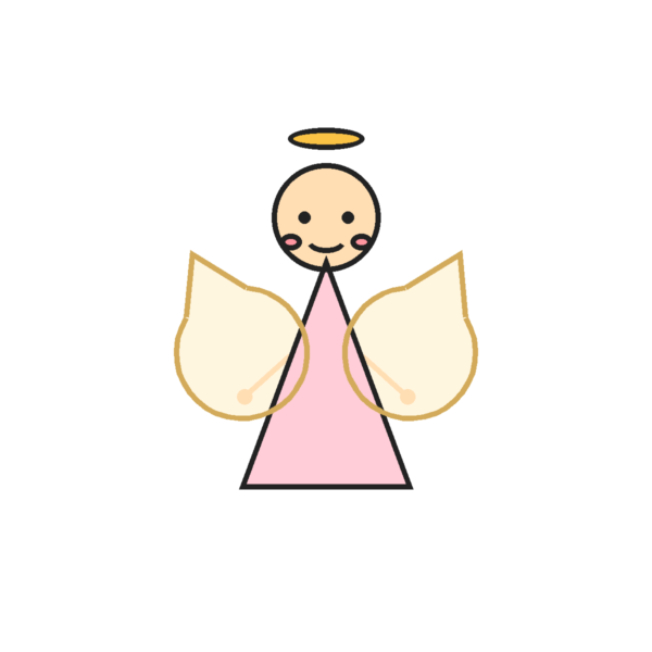 How to Draw a Christmas Angel