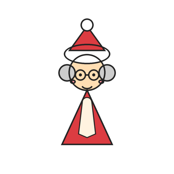 How to Draw Mrs. Claus