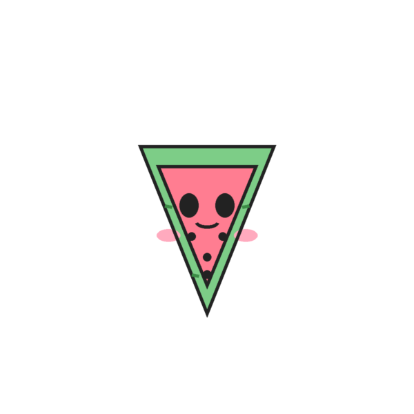 How to Draw a Watermelon Slice