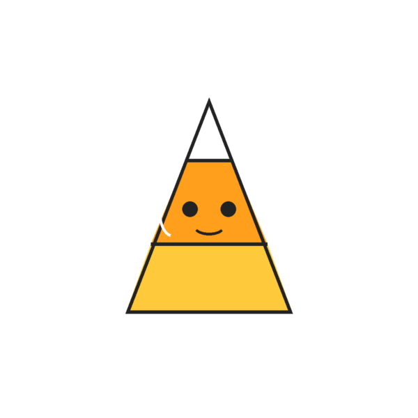 How to Draw a Candy Corn