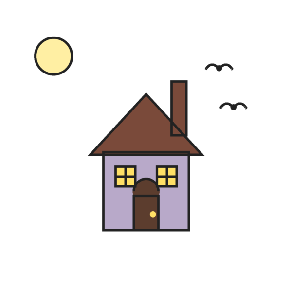 How to Draw a Haunted House