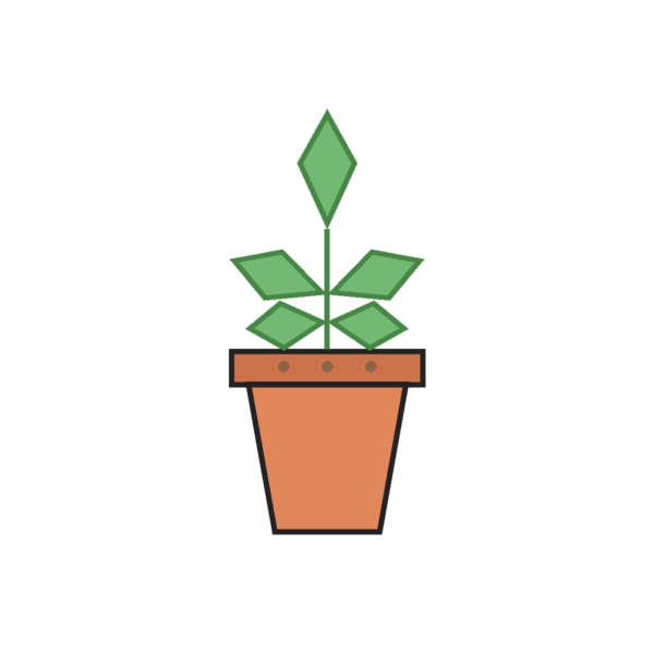 How to Draw a Potted Plant