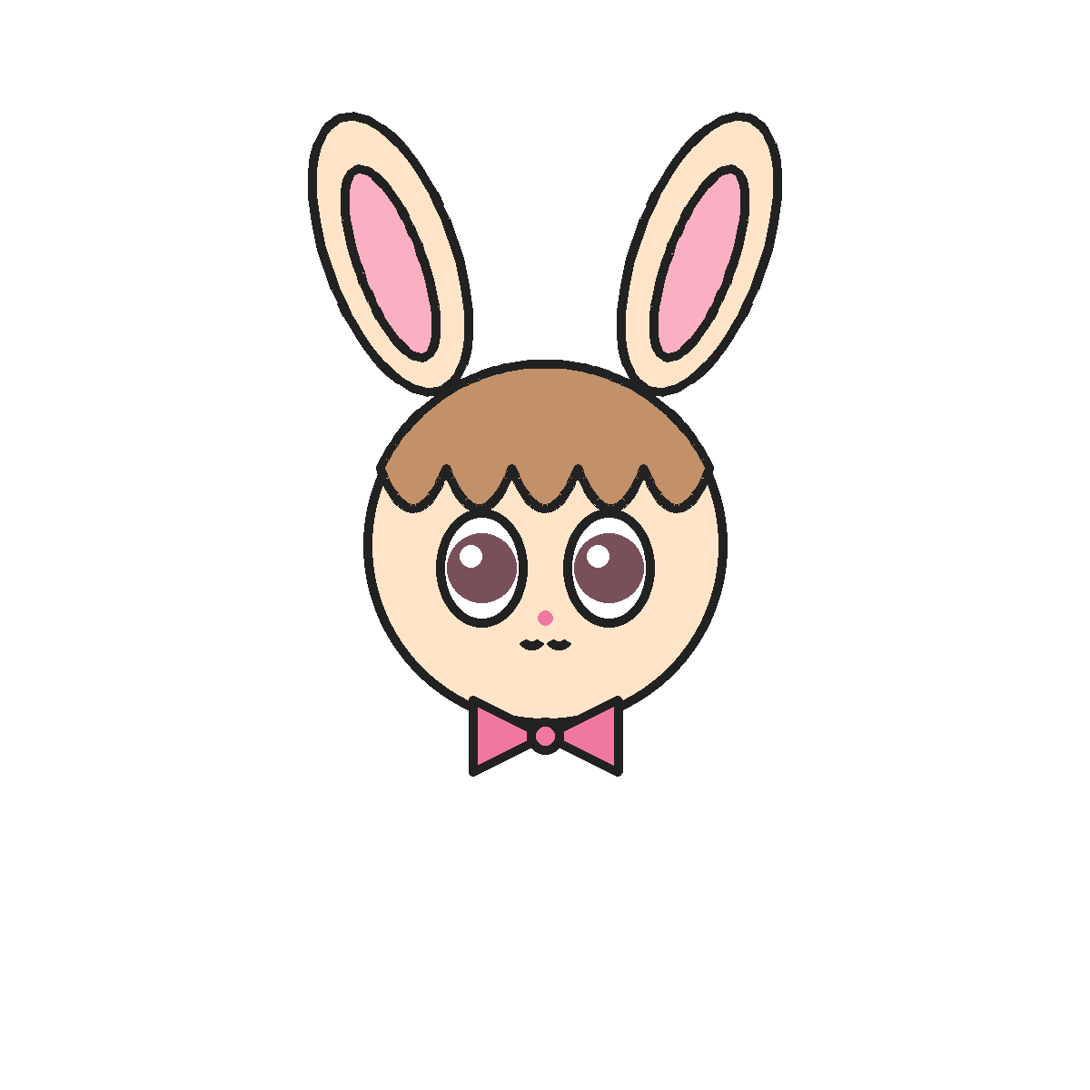 Finished colored drawing: How to Draw a Chibi Body