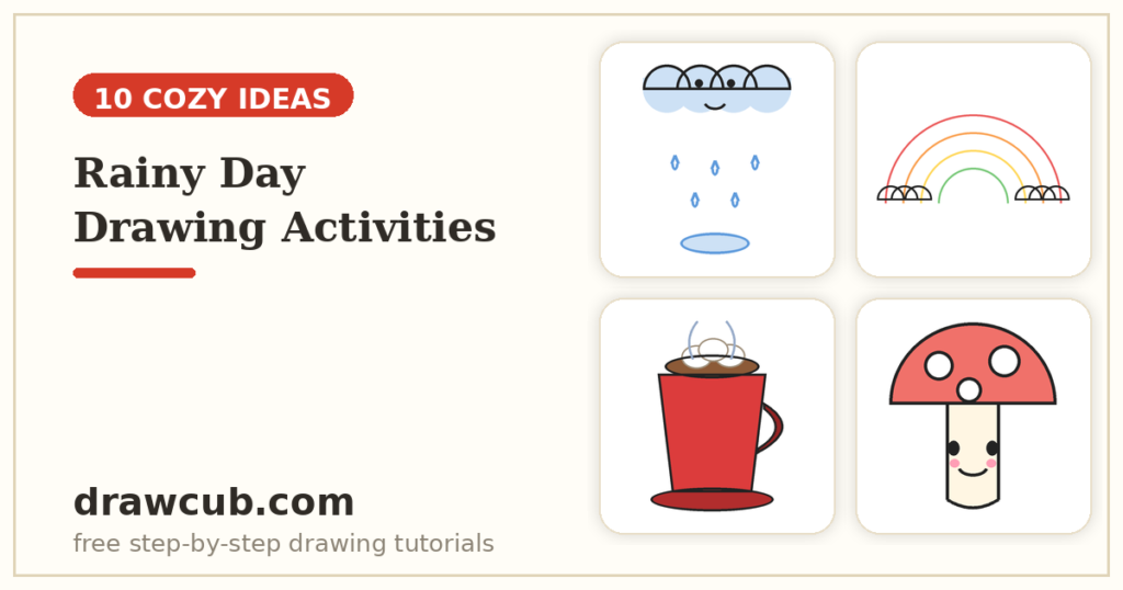10 Rainy Day Drawing Activities for Kids (Cozy Indoor Art Ideas)