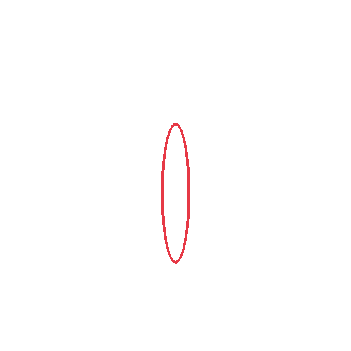 Draw a long oval for the body.