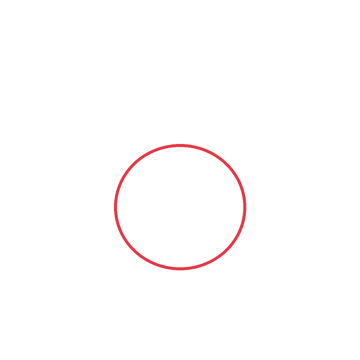 Draw an oval for the body.
