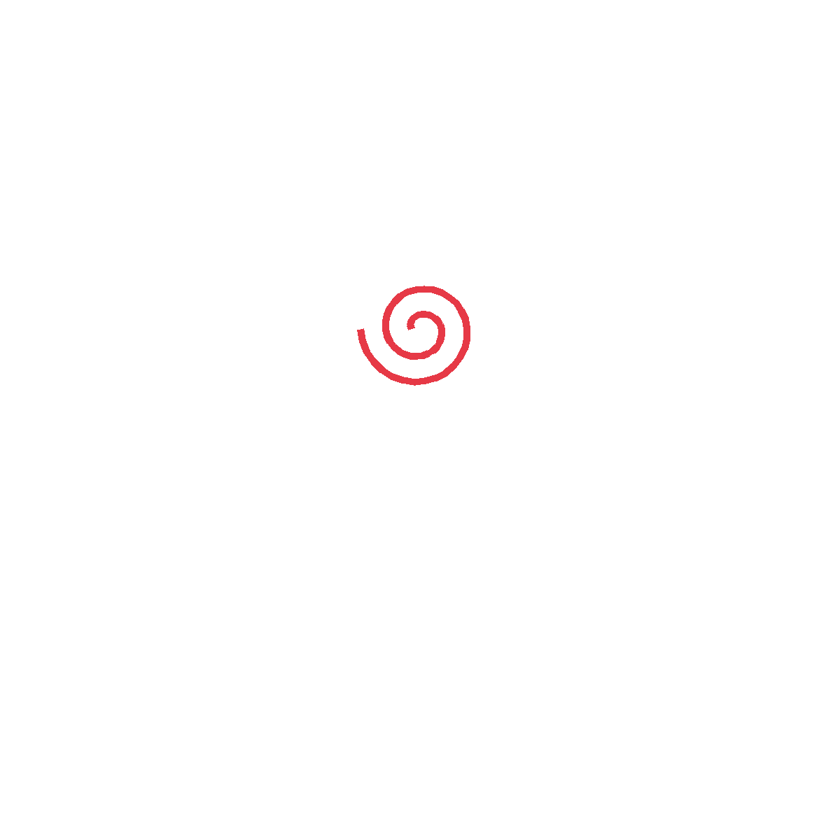 Draw a swirly spiral in the middle of your page.