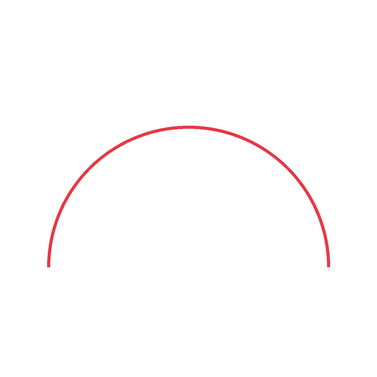 Draw a big rainbow arc across the page.
