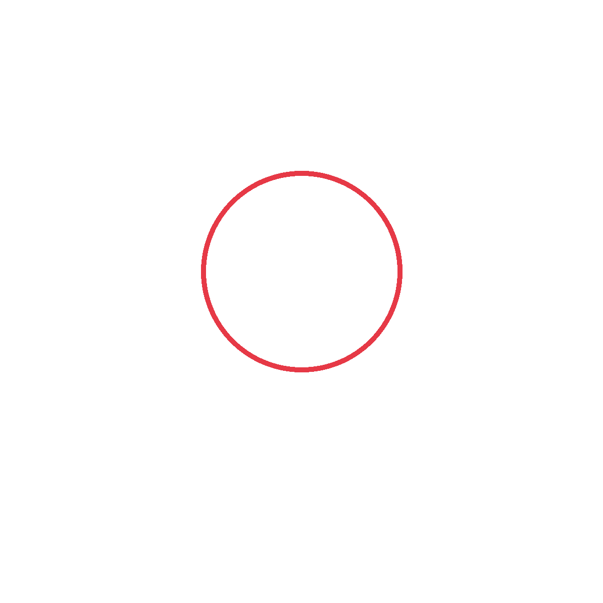 Draw one giant circle for the super-cute head.