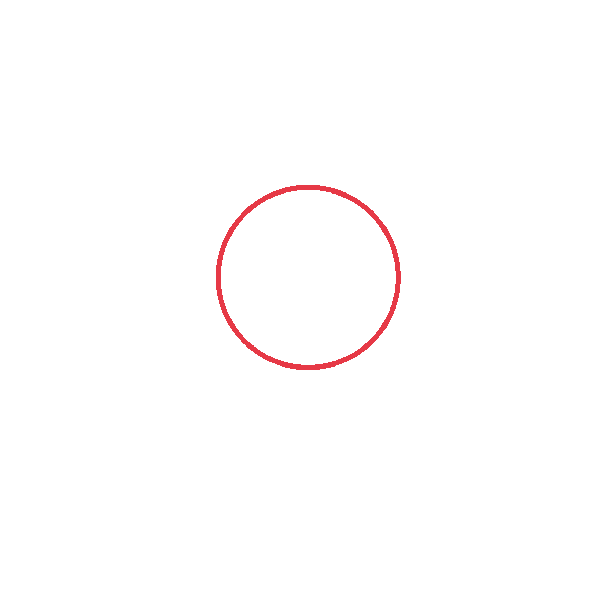 Draw a big round head.