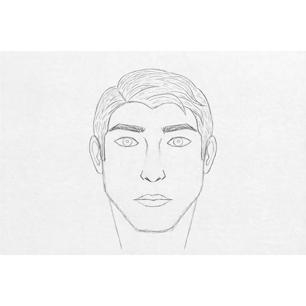 How to Draw Short Hair — step 10