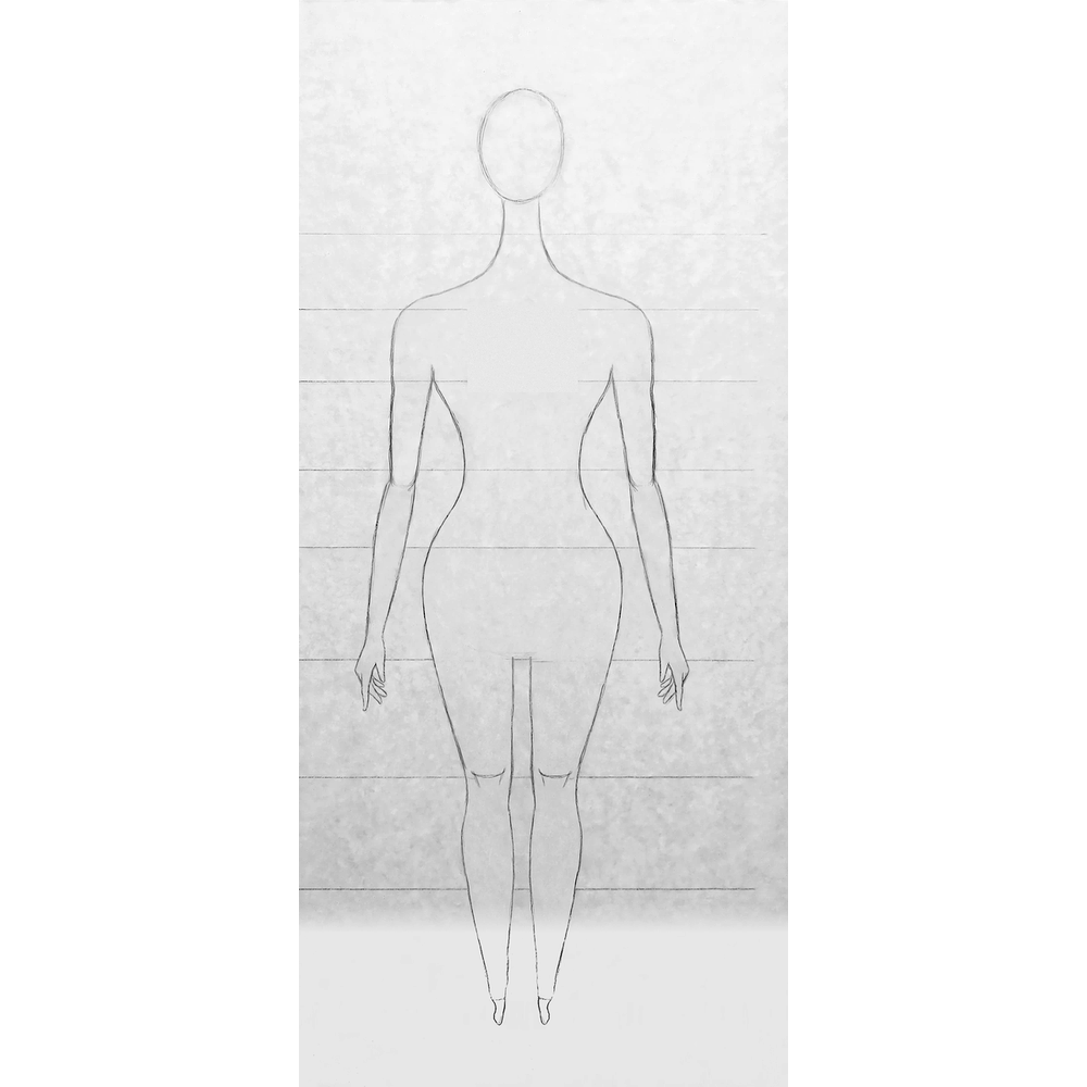 How to Draw Female Body Proportions — step 11