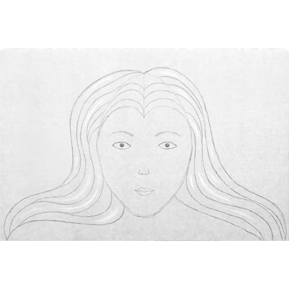 How to Draw Long Hair — step 11