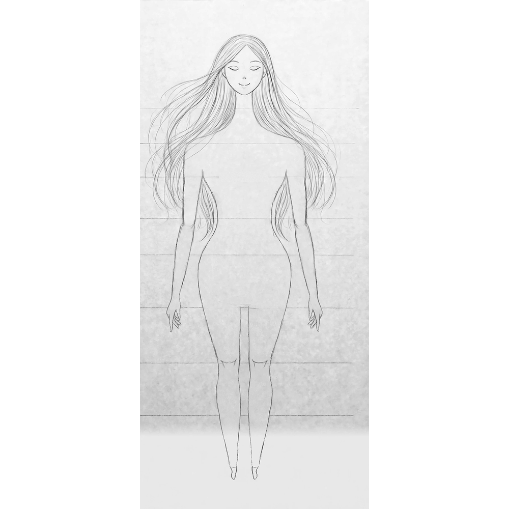 How to Draw Female Body Proportions — step 12