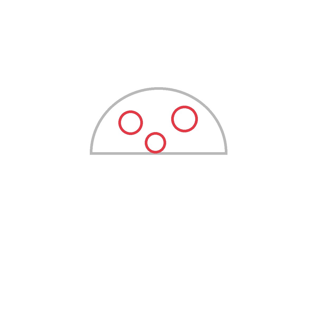 How to Draw a Kawaii Mushroom — step 2