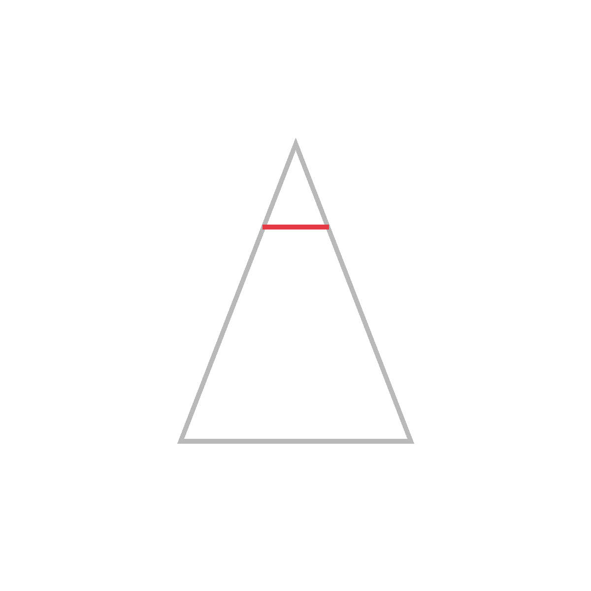 How to Draw a Candy Corn — step 2