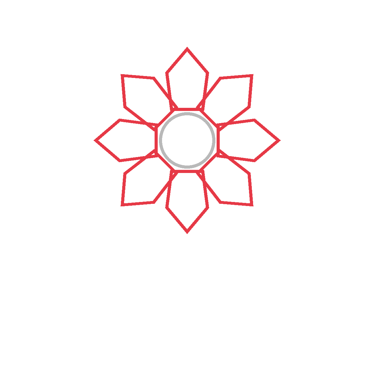 How to Draw a Daisy — step 2