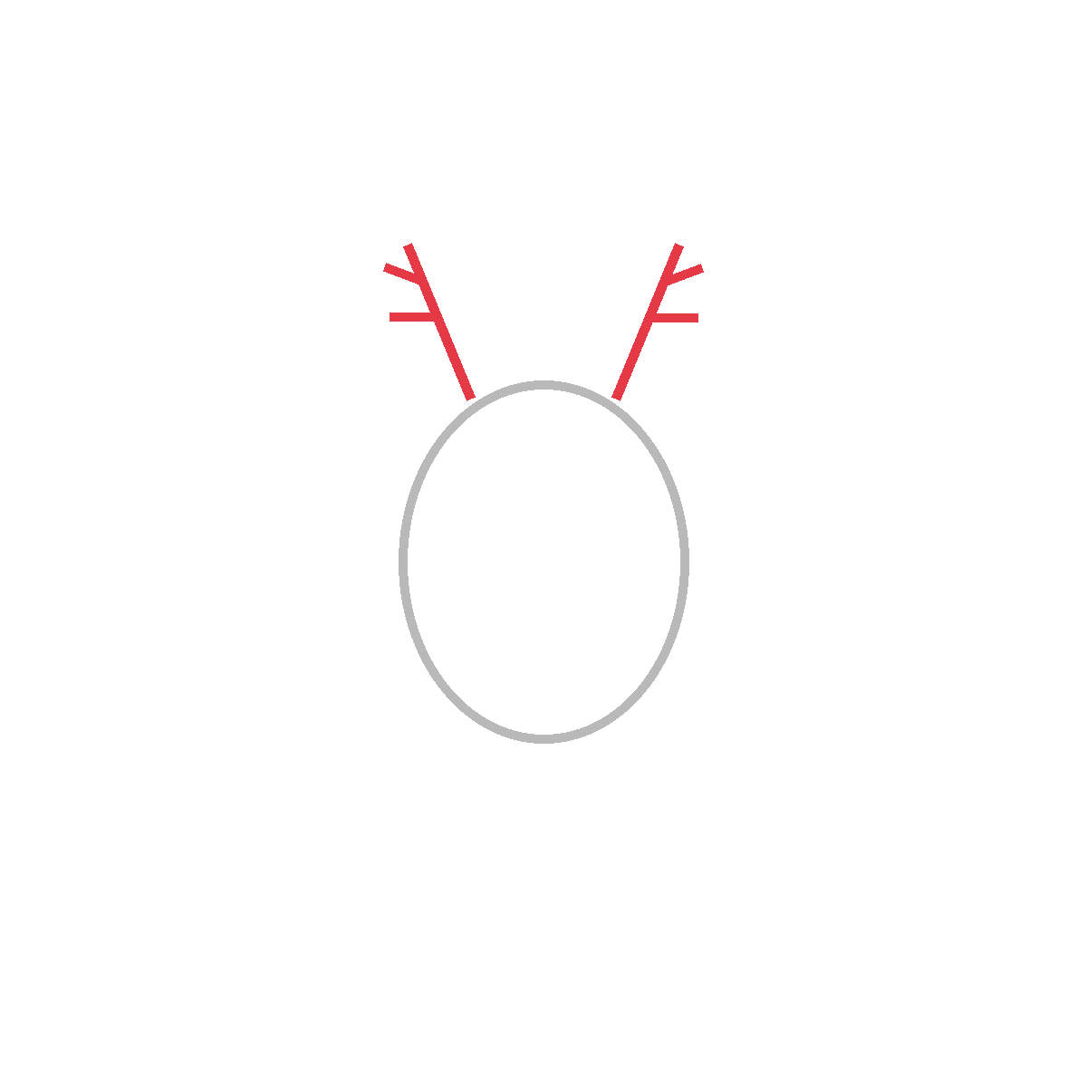 How to Draw a Reindeer — step 2
