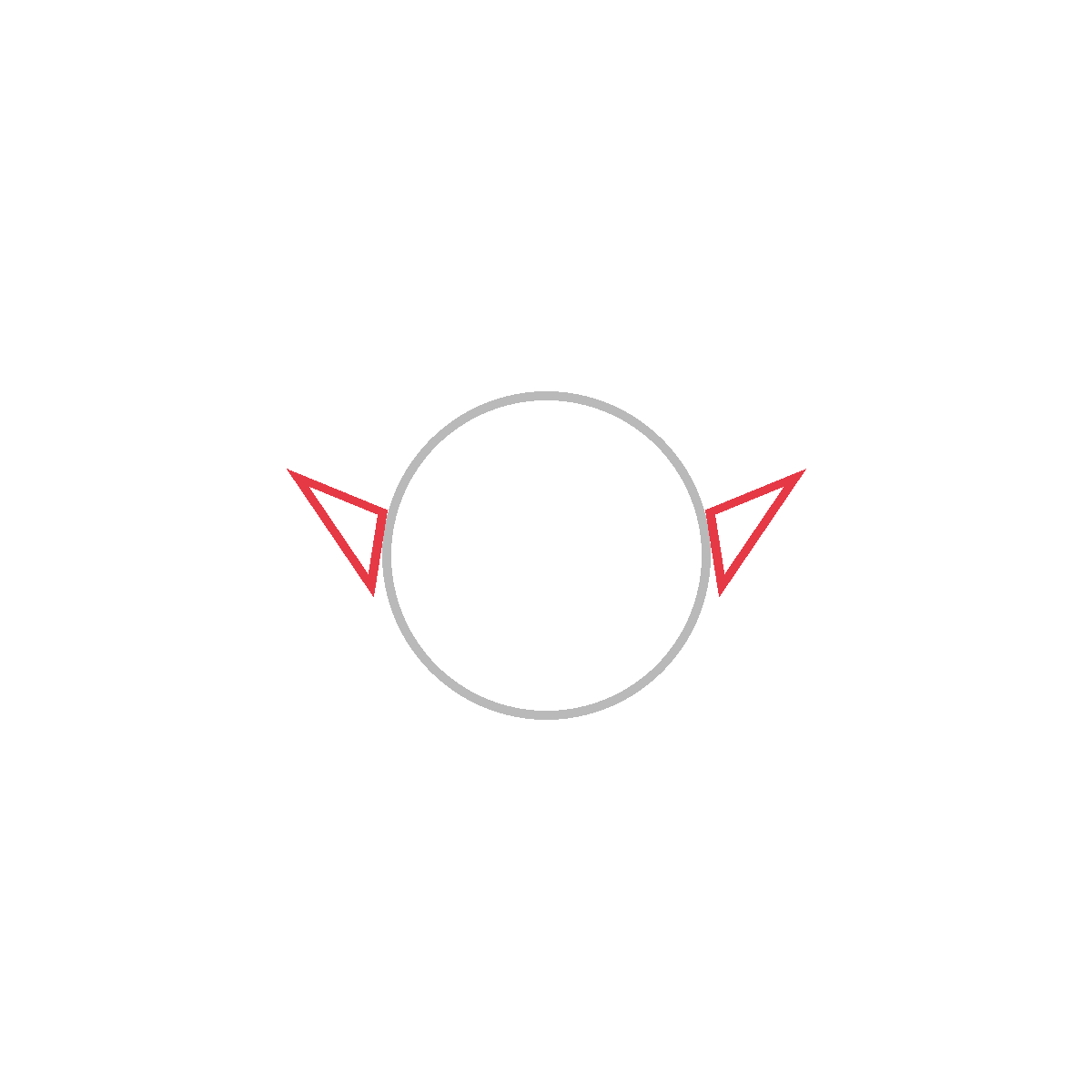 How to Draw a Wreath — step 2