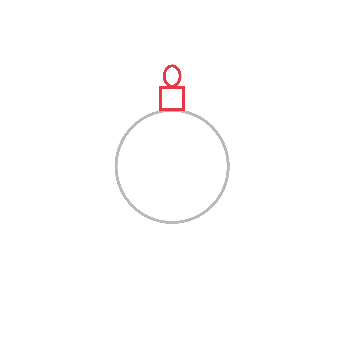 How to Draw an Ornament — step 2