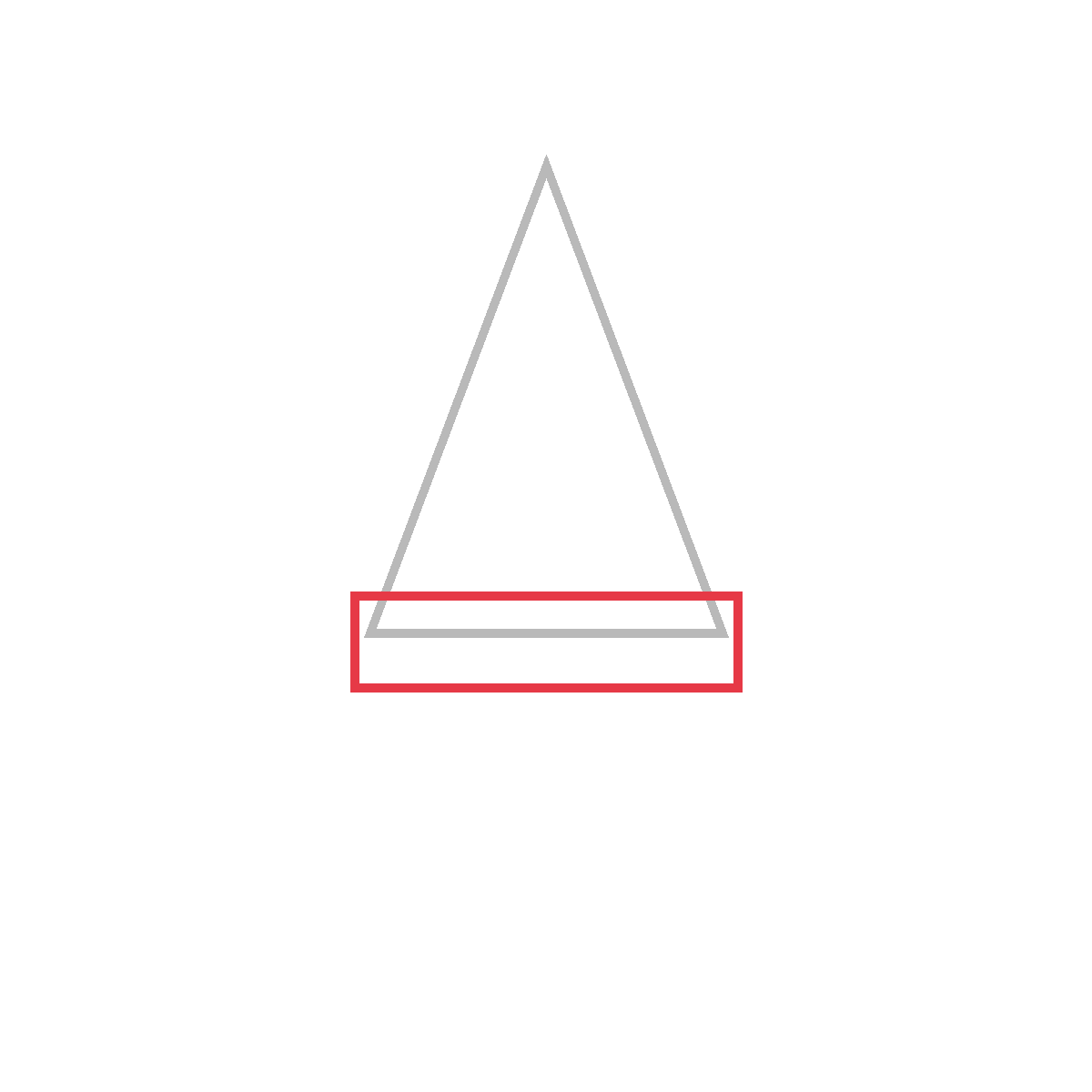 How to Draw a Santa Hat — step 2