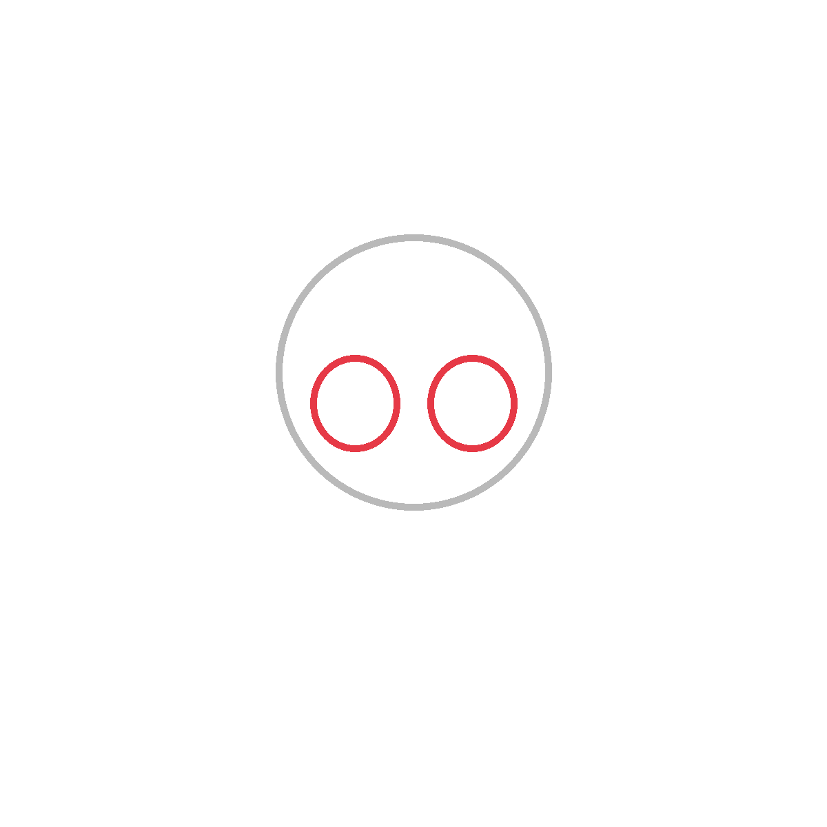 How to Draw a Chibi Face — step 2