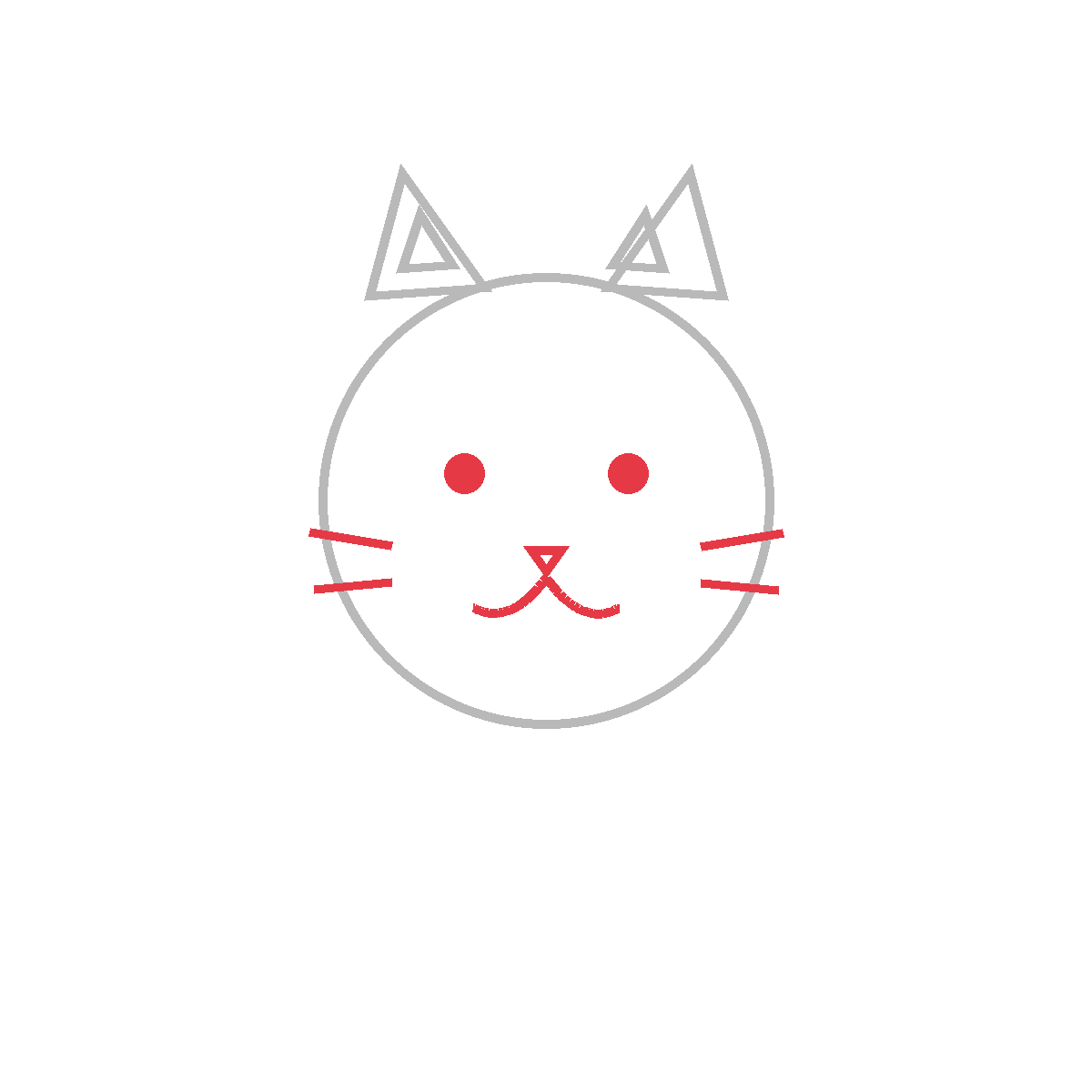 How to Draw a Cat — step 3