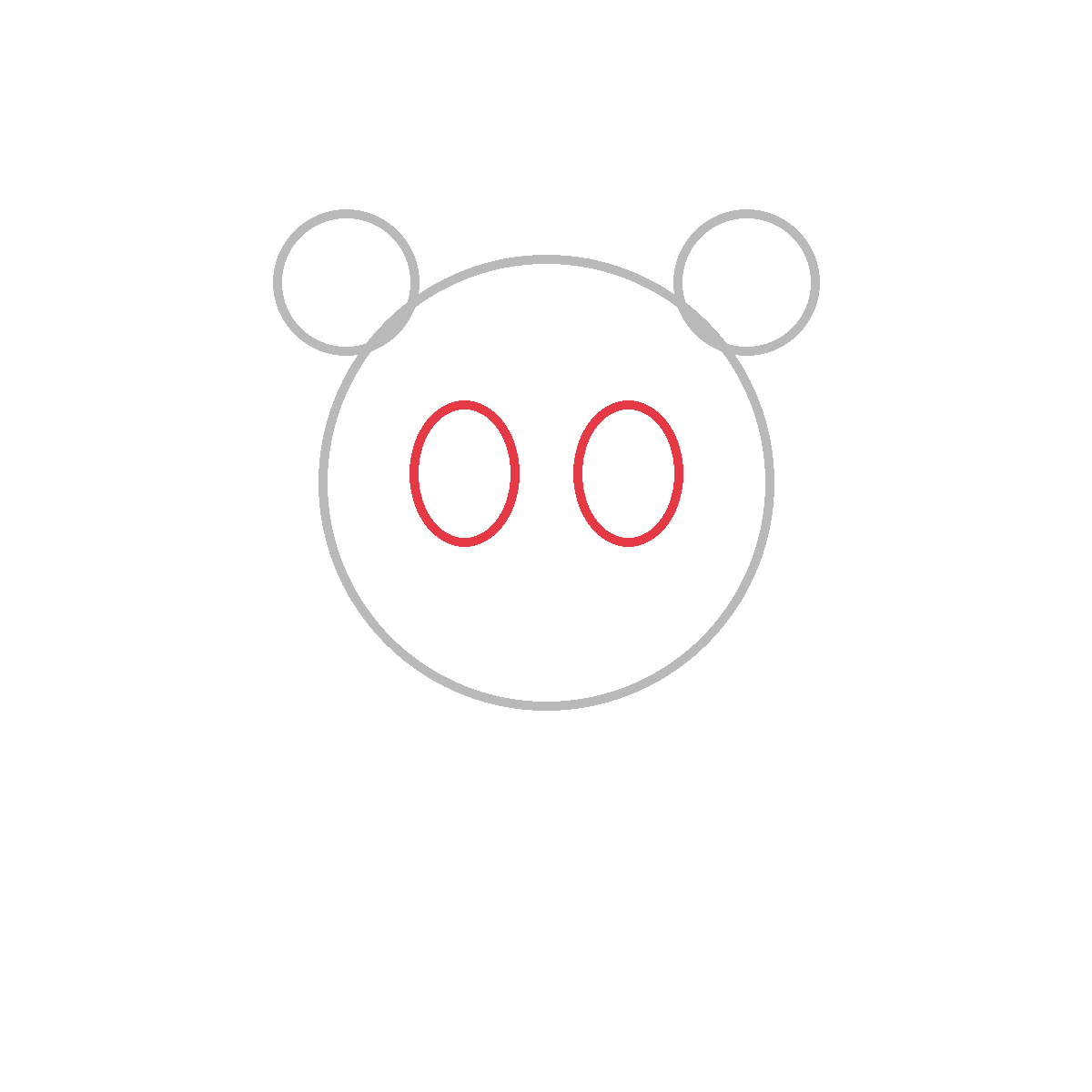 How to Draw a Panda — step 3