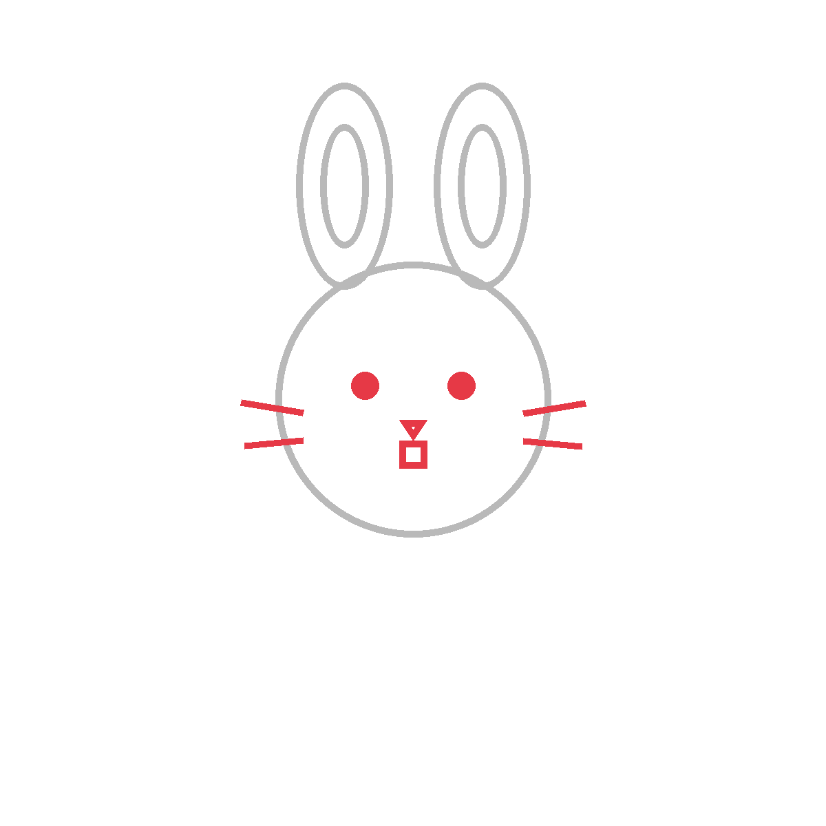 How to Draw a Bunny — step 3