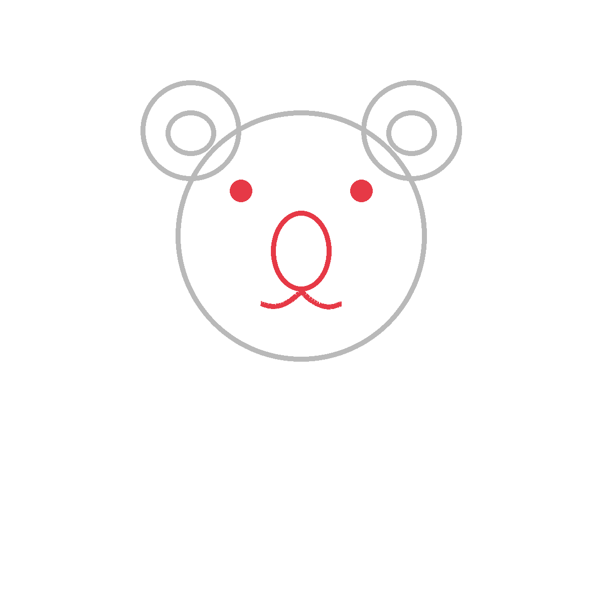 How to Draw a Koala — step 3