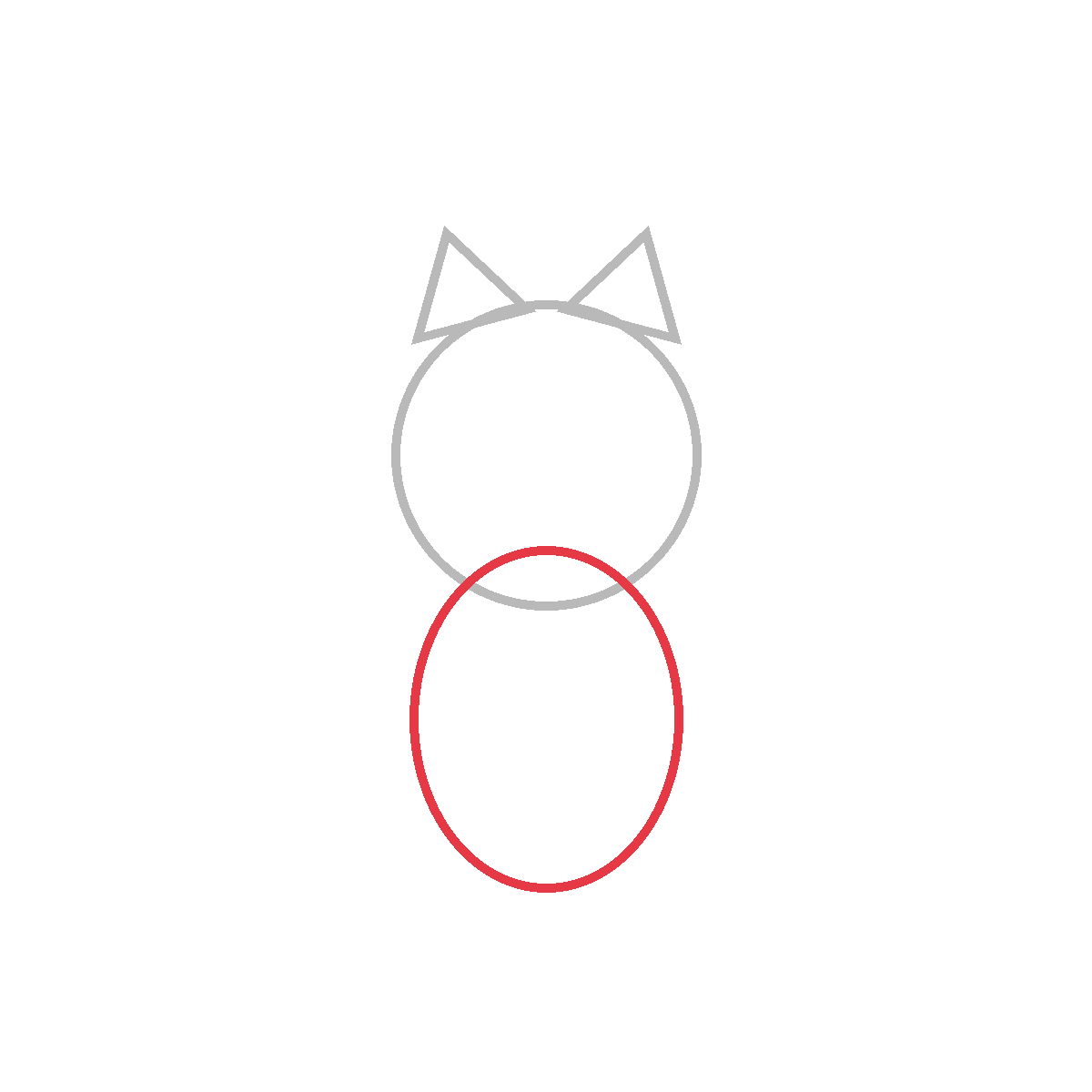 How to Draw a Black Cat — step 3