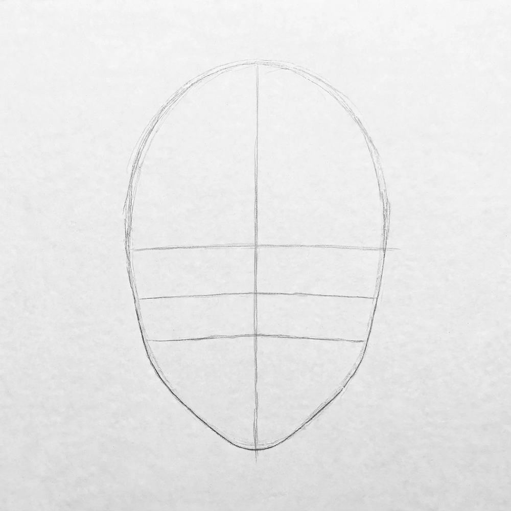 How to Draw a Male Face — step 3