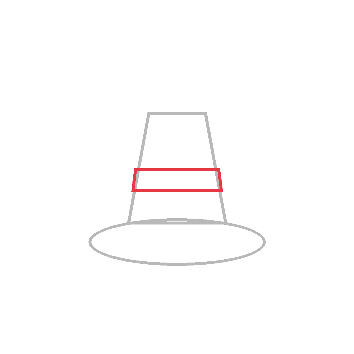 How to Draw a Pilgrim Hat — step 3