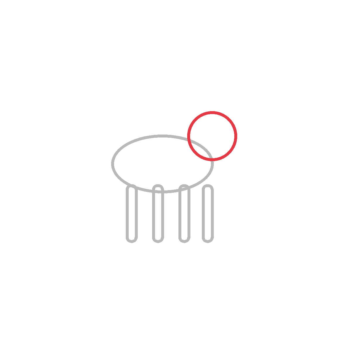 How to Draw a Reindeer Sled — step 3