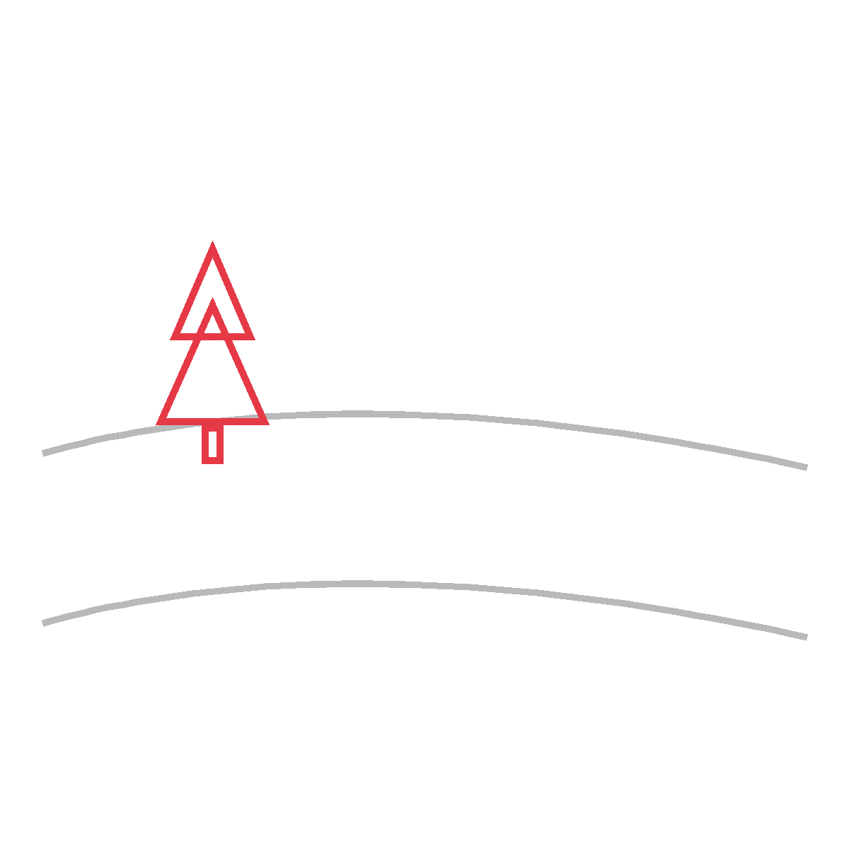 How to Draw a Winter Landscape — step 3