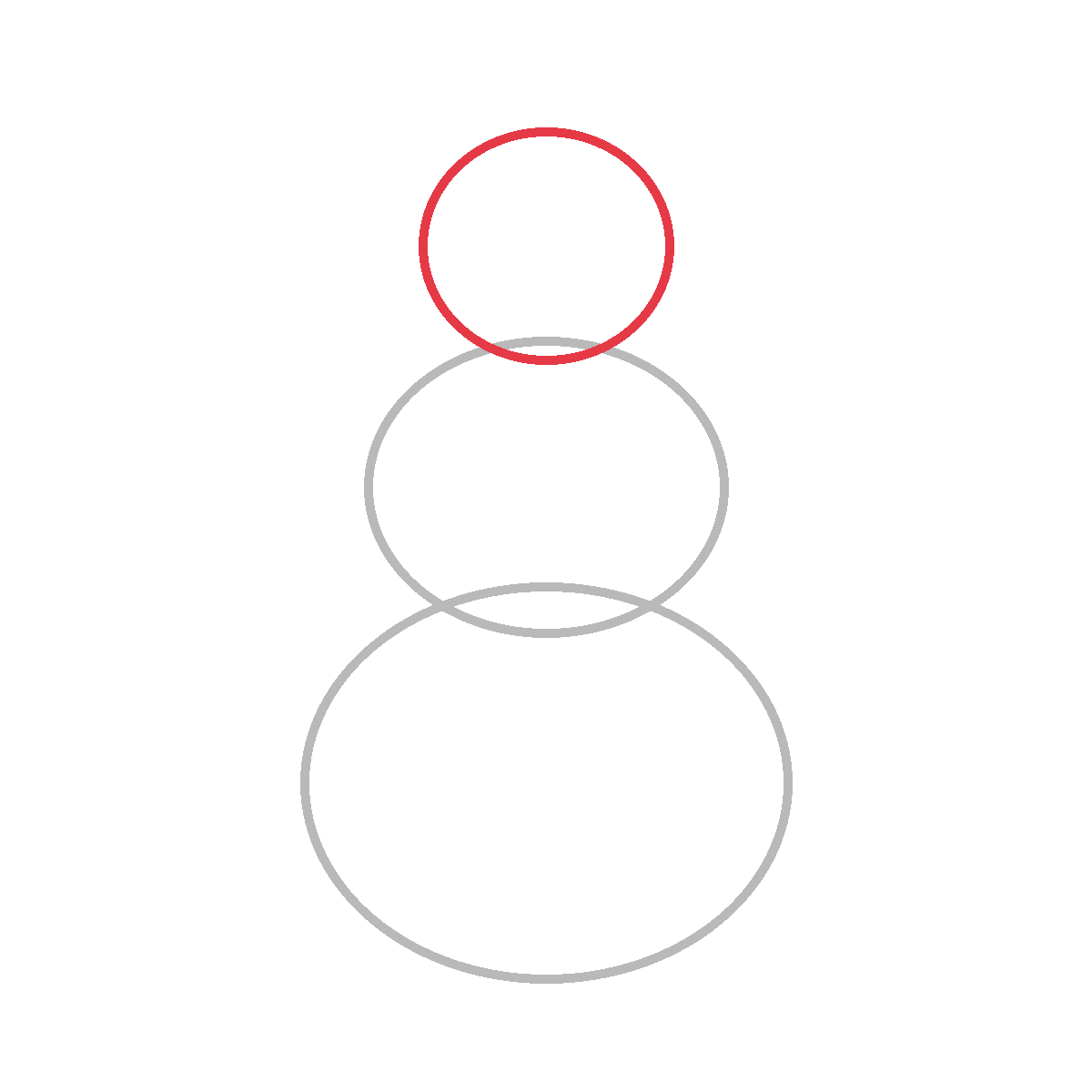 How to Draw a Snowman — step 3