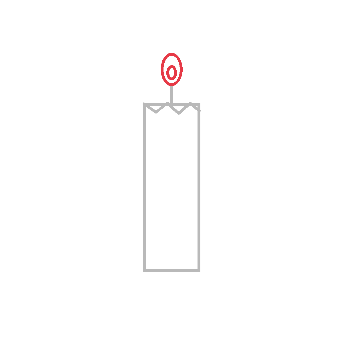 How to Draw a Candle — step 3