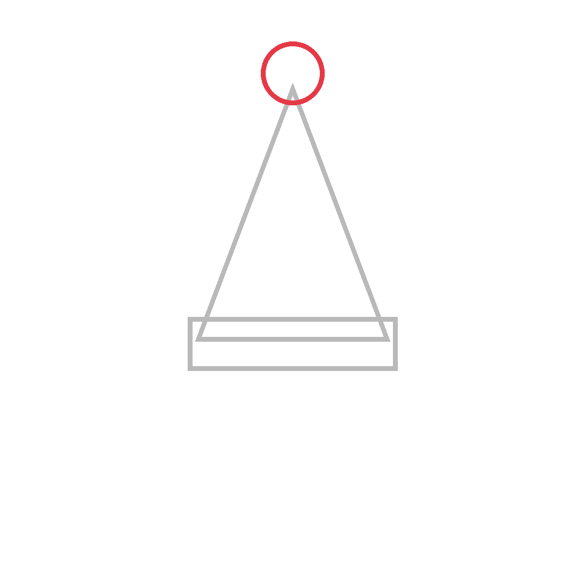 How to Draw a Santa Hat — step 3