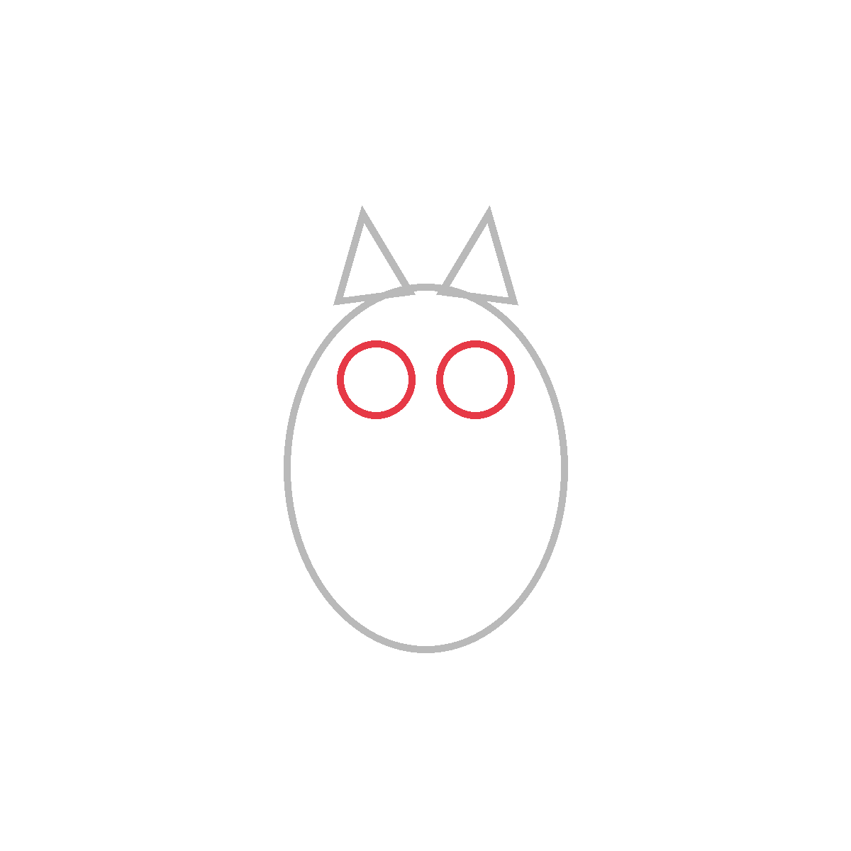 How to Draw an Owl — step 3
