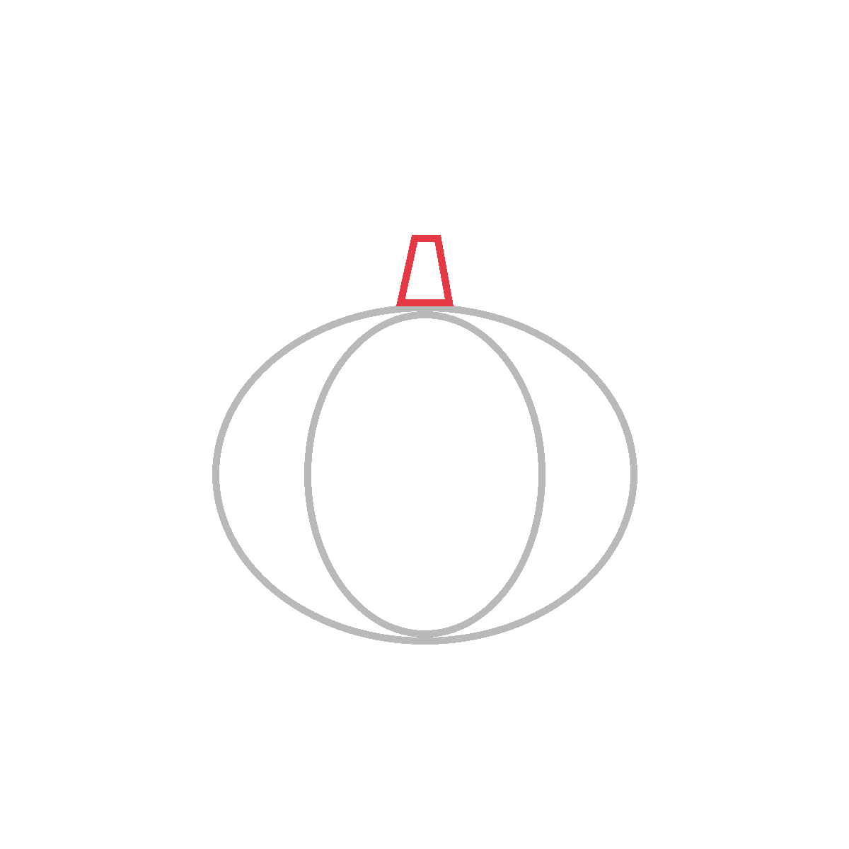 How to Draw a Pumpkin — step 3