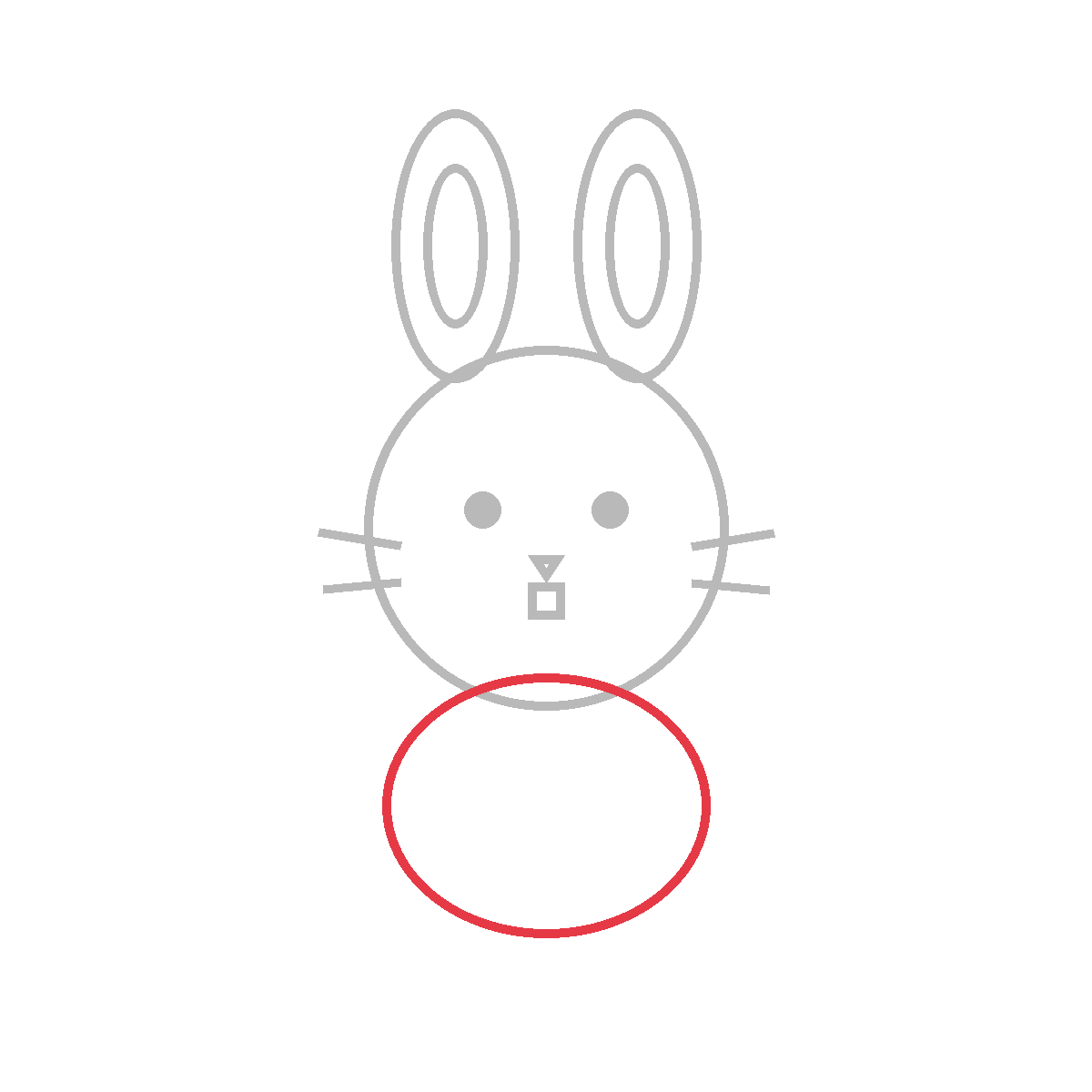 How to Draw a Bunny — step 4