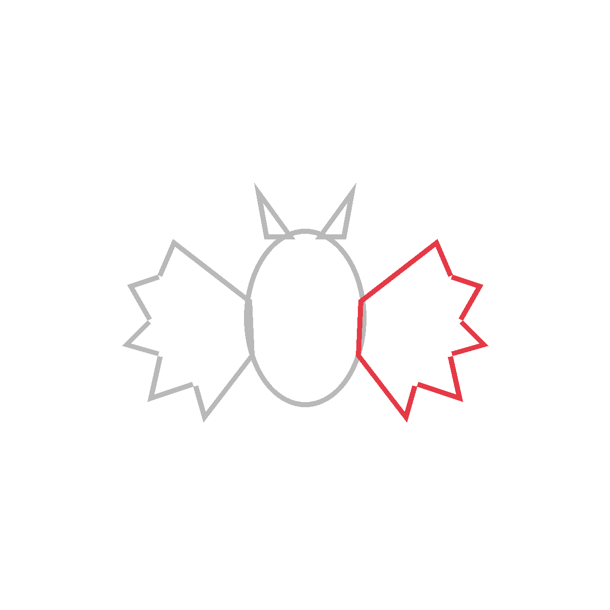 How to Draw a Bat — step 4