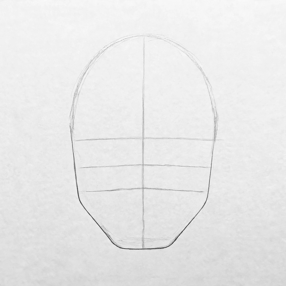How to Draw a Male Face — step 4