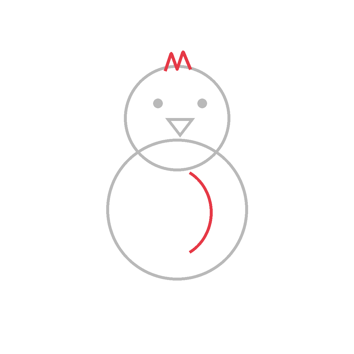 How to Draw a Chick — step 4