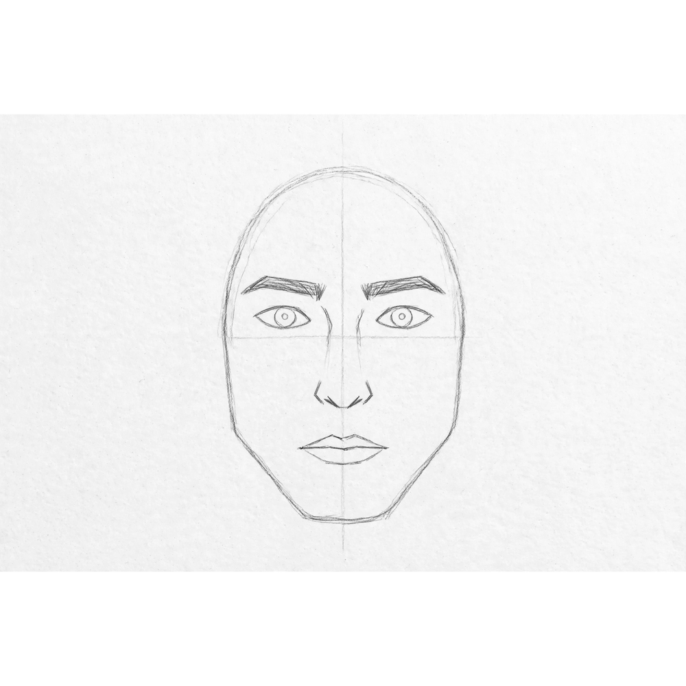 How to Draw Short Hair — step 4