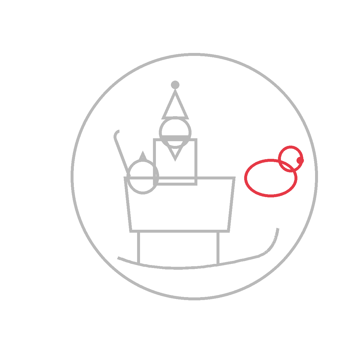 How to Draw Santa’s Sleigh — step 4