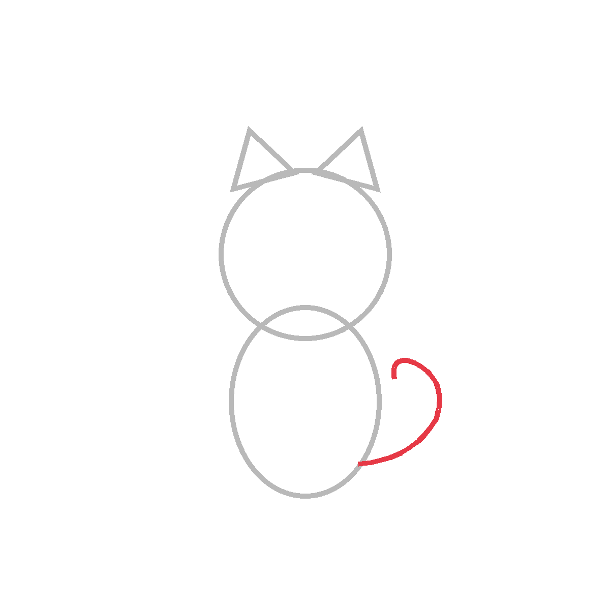 How to Draw a Black Cat — step 4