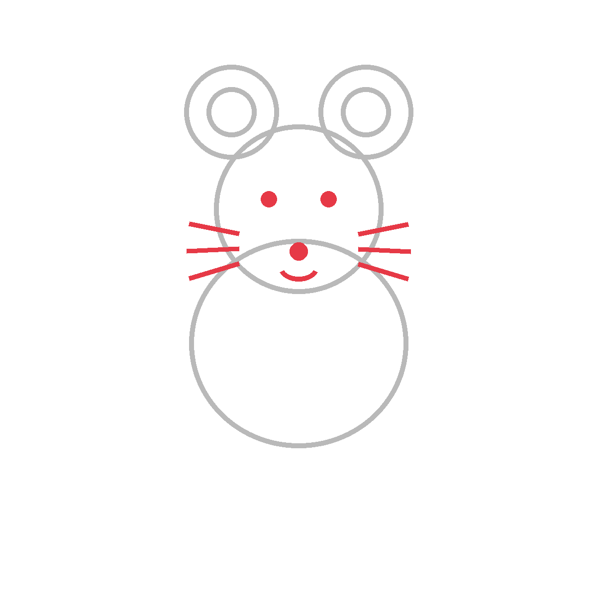 How to Draw a Mouse — step 4