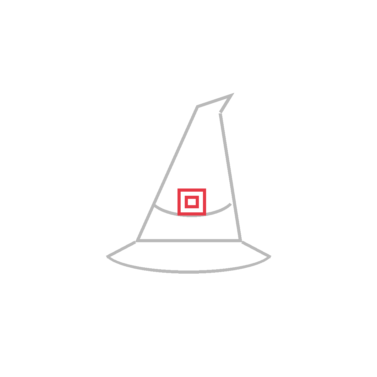 How to Draw a Witch Hat — step 4