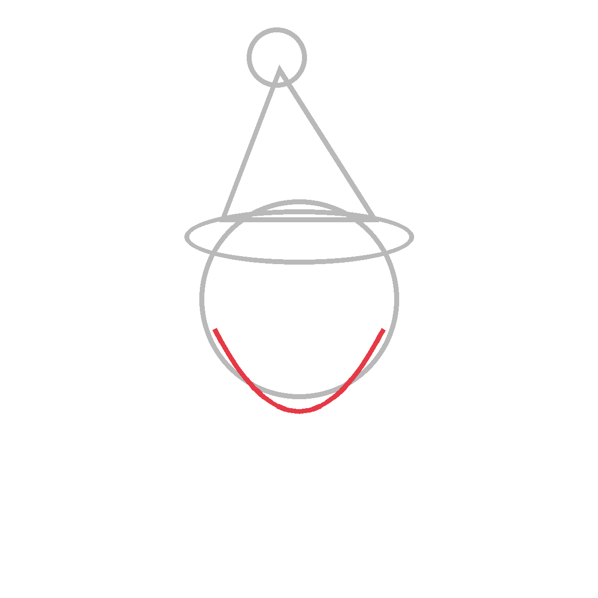 How to Draw Santa — step 4